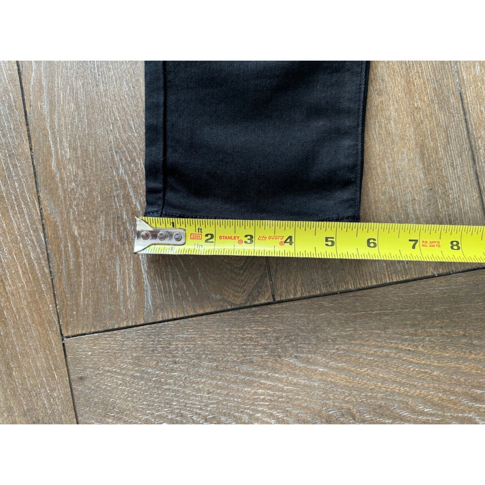 Simply Vera Vera Wang Skinny Jeans Womens Size 8 Black Stretch Denim Mid Rise - Picture 5 of 7